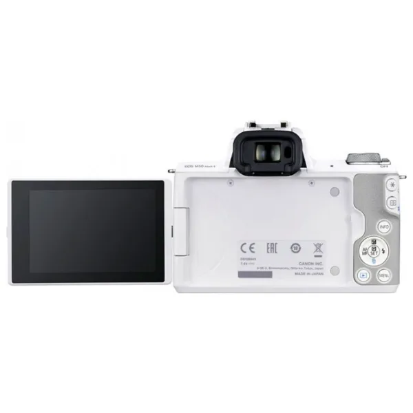 Cameră foto Canon EOS M50 Kit CMOS/ White photo 7 Cameră foto Canon EOS M50 Kit CMOS/ White photo 7