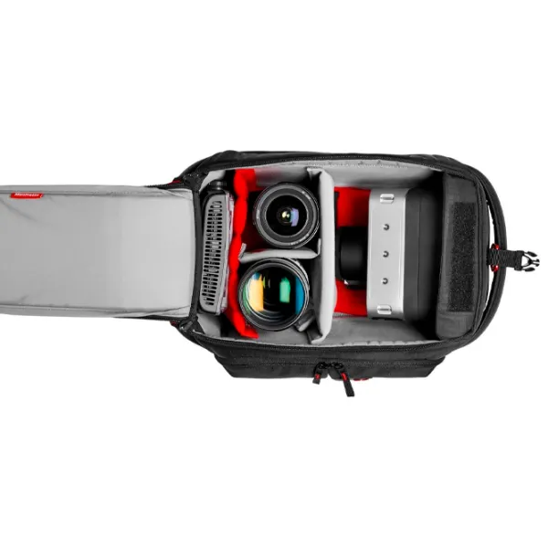 Geantă pentru cameră video Manfrotto Pro Light Camcorder Case 191N Stofă/ Black photo 5