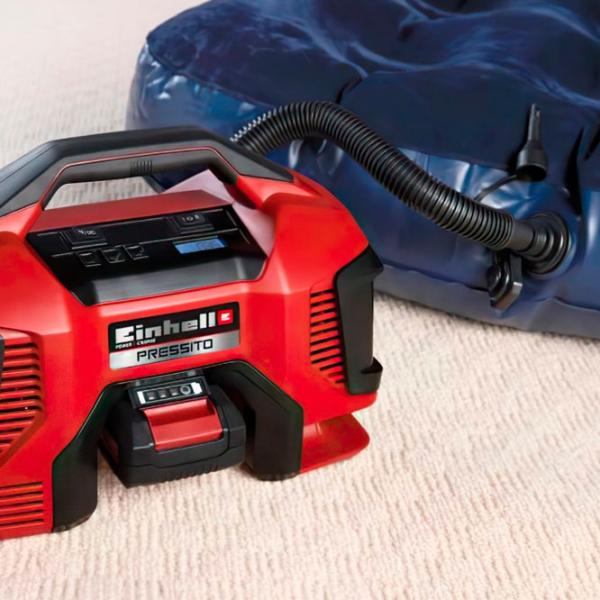 Compresor auto Einhell 6 in 1 Pressito 11 Bar Pxc Solo (40.204.60) 21 l/ min/ 11 bar photo 3