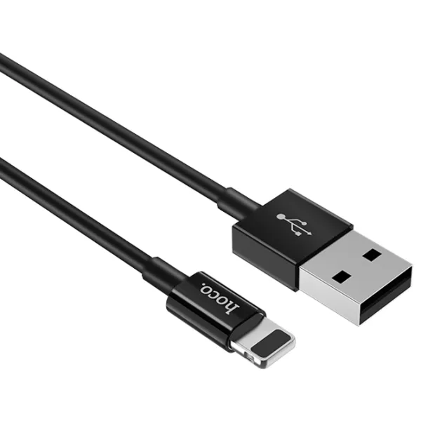 Кабель для телефона X23 Skilled Hoco USB Type-A + Lightning 1 м/ Черный photo 3