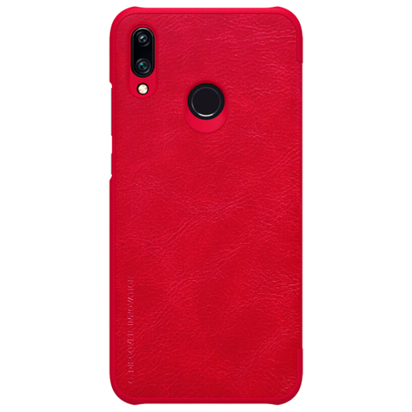 Husă pentru smartphone Huawei P Smart 2019 Nillkin/ Flip Cover/ Leather/ TPU/ Red photo 2 Husă pentru smartphone Huawei P Smart 2019 Nillkin/ Flip Cover/ Leather/ TPU/ Red photo 2