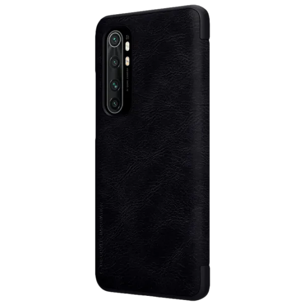 Чехол для смартфона Xiaomi Mi Note 10 Lite Nillkin/ Flip Cover/ Leather/ TPU/ Черный photo 2 Чехол для смартфона Xiaomi Mi Note 10 Lite Nillkin/ Flip Cover/ Leather/ TPU/ Черный photo 2