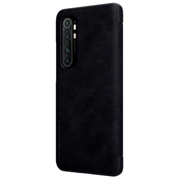 Чехол для смартфона Xiaomi Mi Note 10 Lite Nillkin/ Flip Cover/ Leather/ TPU/ Черный photo 2 Чехол для смартфона Xiaomi Mi Note 10 Lite Nillkin/ Flip Cover/ Leather/ TPU/ Черный photo 2