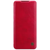 Husă pentru smartphone Xiaomi Mi Note 10 Lite Nillkin/ Flip Cover/ Leather/ TPU/ Red photo 2