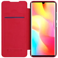 Husă pentru smartphone Xiaomi Mi Note 10 Lite Nillkin/ Flip Cover/ Leather/ TPU/ Red photo 3