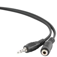 Аудио кабель Cablexpert 3.5 mm + 3.5 mm 5 м/ Черный photo 3