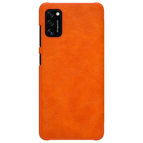 Husă pentru smartphone Samsung Galaxy A41 Nillkin/ Flip Cover/ Leather/ TPU/ Brown photo 2
