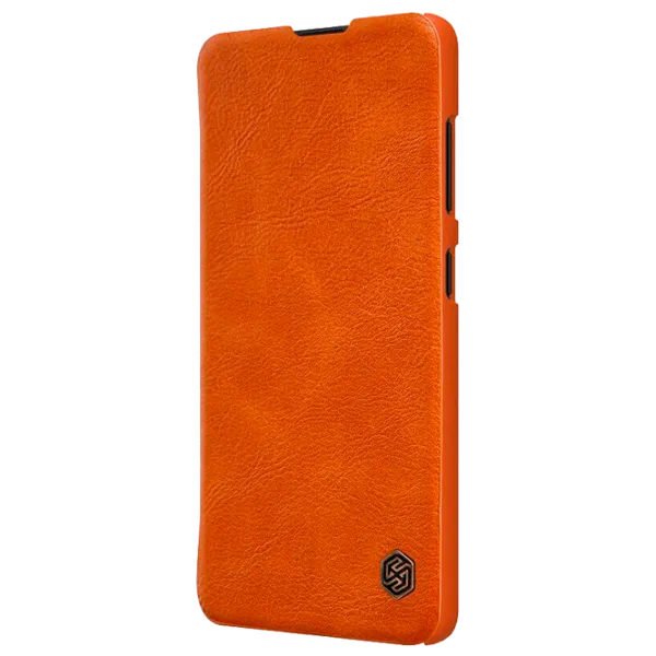 Husă pentru smartphone Samsung Galaxy A41 Nillkin/ Flip Cover/ Leather/ TPU/ Brown photo 3