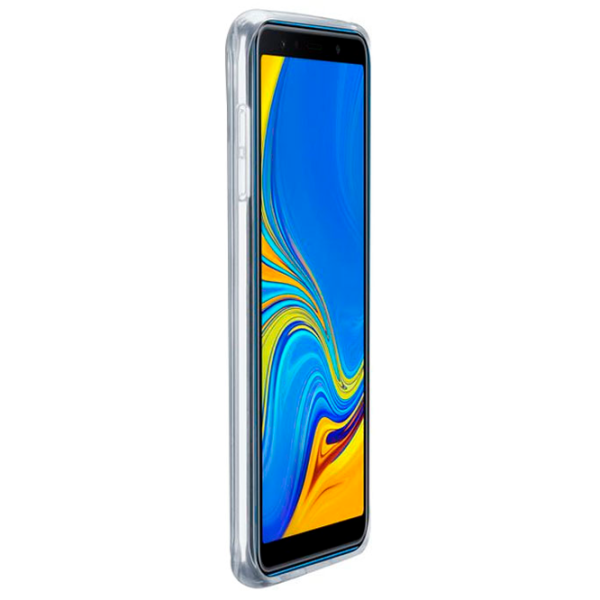 Husă pentru smartphone Samsung Galaxy A7 (2018) Cellularline/ Back/ TPU/ Transparent photo 2