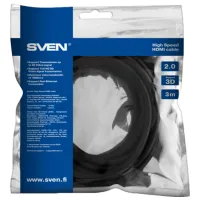 Кабель видео Sven HDMI + HDMI 3 м/ Черный photo 4