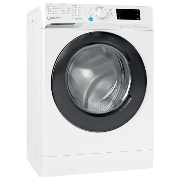 Mașină de spălat Indesit BWSE 71095X WBV EE 7 kg / 1000 rpm / White photo 2