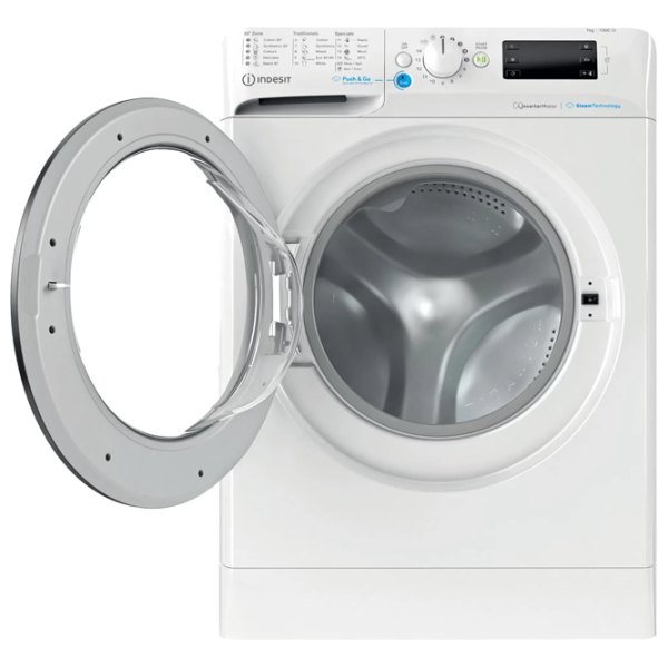 Mașină de spălat Indesit BWSE 71095X WBV EE 7 kg / 1000 rpm / White photo 5