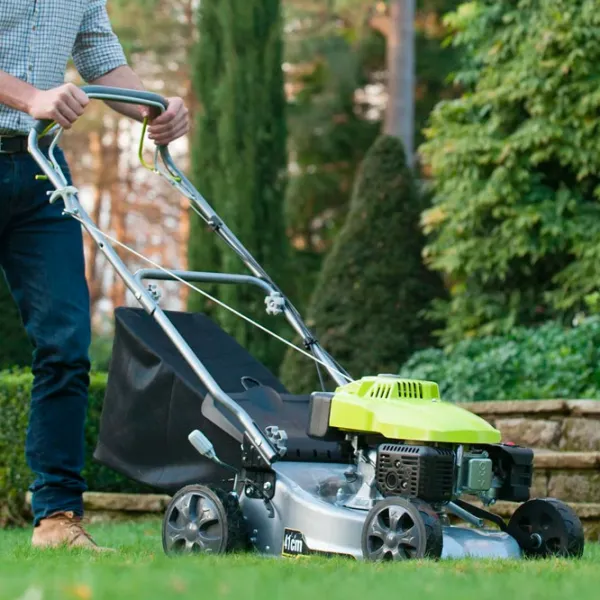 Газонокосилка бензиновая Ryobi RLM4114 Самоход photo 8
