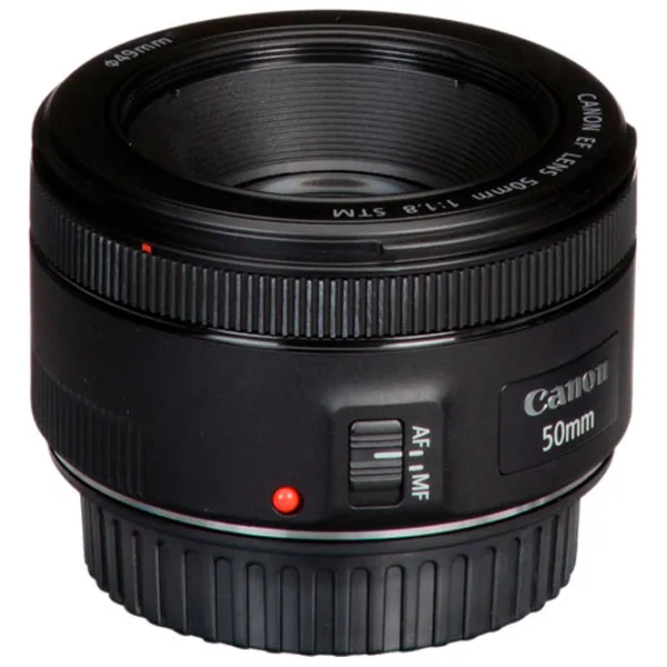 Объектив Canon EF 50 mm f/ 1.8 STM Черный photo 4