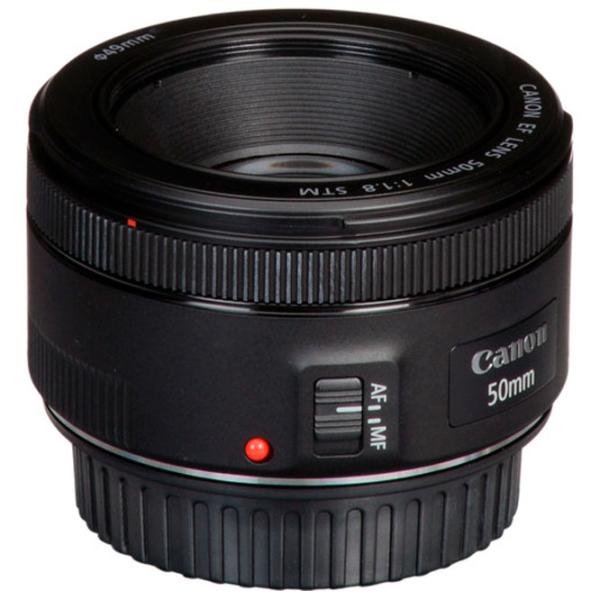 Объектив Canon EF 50 mm f/ 1.8 STM Черный photo 4