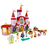 Constructor pentru copii LEGO Belle and the Beast Castle Castel/ Lavender Purple photo 4