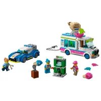 Constructor pentru copii LEGO Urmărirea Mașinii de Înghețată Mașină/ Blue photo 2