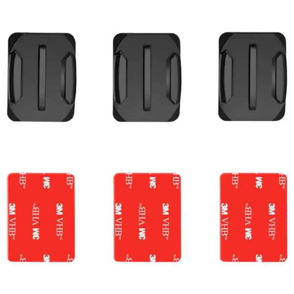 Fixator GoPro Curved + Flat Adhesive Mounts Black photo 2
