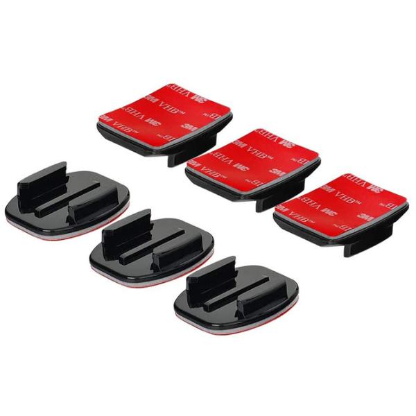 Fixator GoPro Curved + Flat Adhesive Mounts Black photo 3
