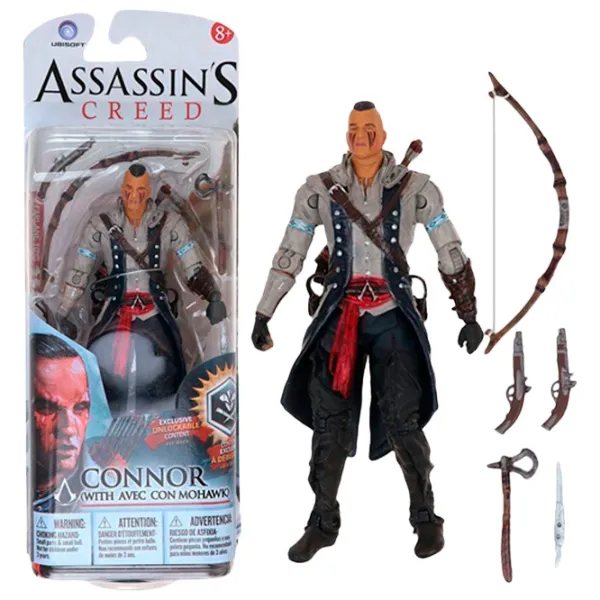 Фигурка McFarlane Toys ASSASSINS CREED Connor MoHawk Серый photo 6