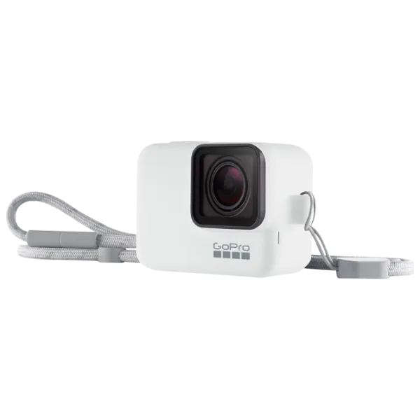 Husă GoPro Sleeve + Lanyard White photo 3