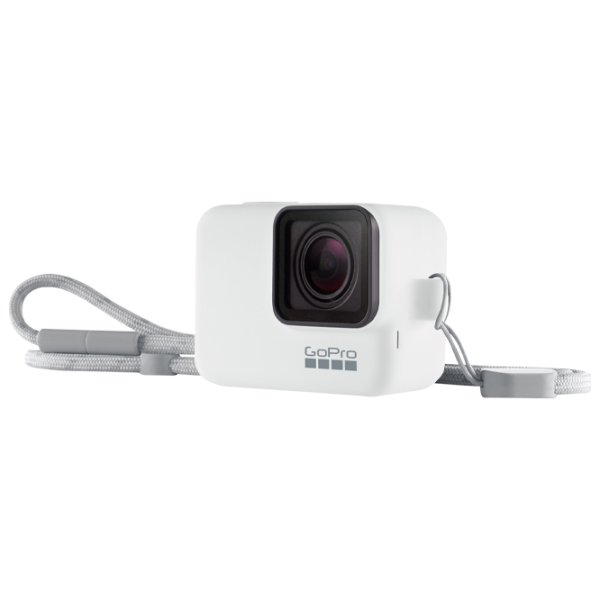 Husă GoPro Sleeve + Lanyard White photo 3