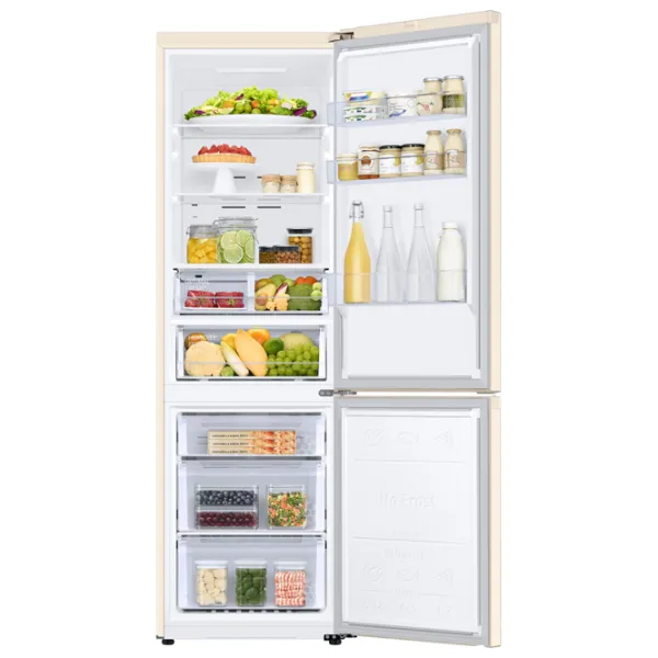 Frigider Samsung RB36T677FEL/UA cu congelator jos 360 l / 193.5 cm / Beige photo 7