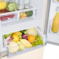 Frigider Samsung RB36T677FEL/UA cu congelator jos 360 l / 193.5 cm / Beige photo 8