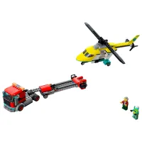 Constructor pentru copii LEGO Transport elicopter de salvare Elicopter/ Multicolor photo 3