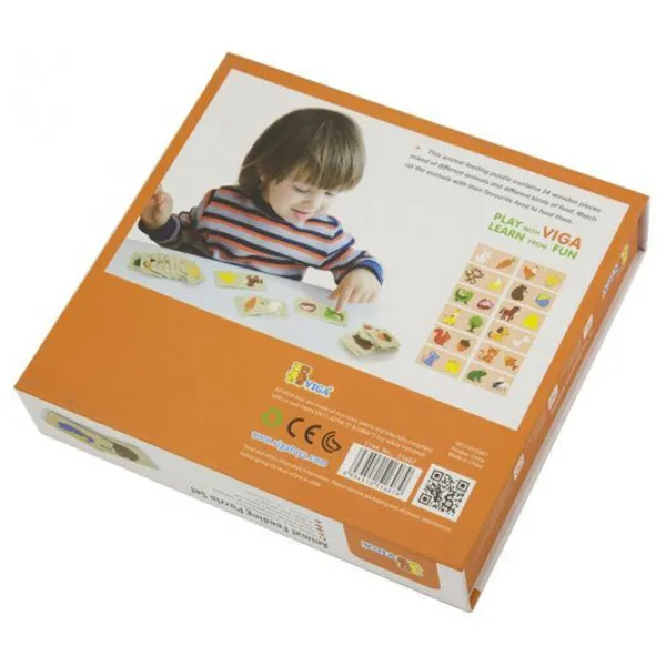 Пазл 2D VIGA Animal Feeding Puzzle Set 1.5+/ Количество деталей: 24 photo 2 Пазл 2D VIGA Animal Feeding Puzzle Set 1.5+/ Количество деталей: 24 photo 2