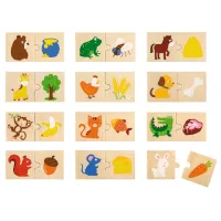 Пазл 2D VIGA Animal Feeding Puzzle Set 1.5+/ Количество деталей: 24 photo 3