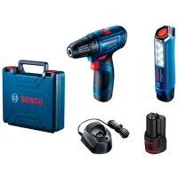Mașina de înșurubat Bosch GSR 120-Li + GLI 12V-300 400 rot/min photo 3