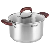 Набор кастрюль Rondell RDS-824 5.6л Нержавеющая сталь / Стальной photo 2