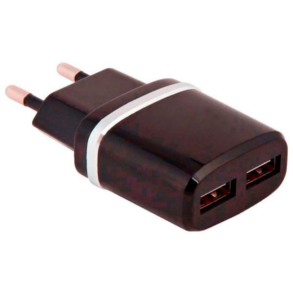 Сетевое зарядное устройство EVO 2USB 2.4A (Type-C) 2.4 А/ Черный photo 4