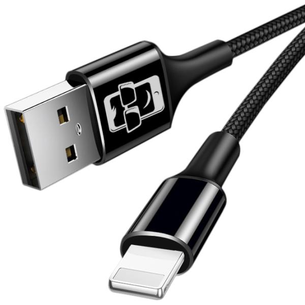 Кабель для телефона Kevlar Screen Geeks USB Type-A + Lightning 1 м/ Черный photo 4