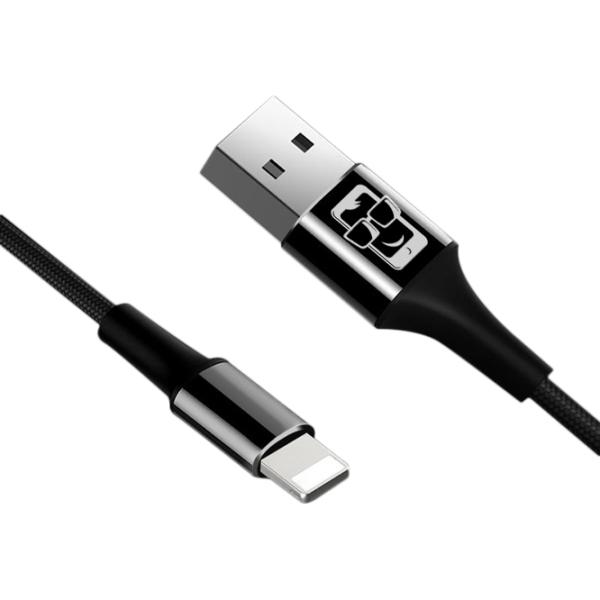 Кабель для телефона Kevlar Screen Geeks USB Type-A + Lightning 1 м/ Черный photo 5