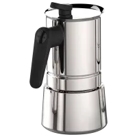 Гейзерная кофеварка Pedrini Caffe 0.22л / Нержавеющая сталь / Нержавеющая сталь photo 2