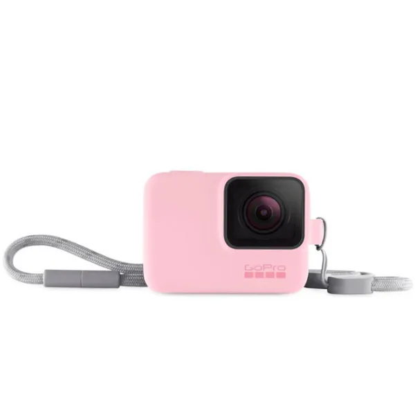 Accessories For Actiona Camera GoPro Sleeve + Lanyard Pink photo 2