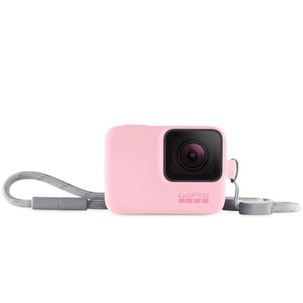 Accessories For Actiona Camera GoPro Sleeve + Lanyard Pink photo 2