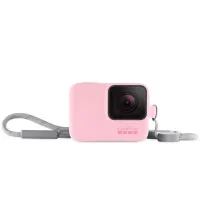 Accessories For Actiona Camera GoPro Sleeve + Lanyard Pink photo 2