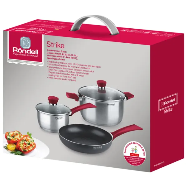 Set de cratițe Rondell RDS-1217 2.8l Oțel inoxidabil / Steel photo 7