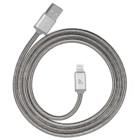 Cablu pentru telefon U5 Hoco USB Type-A + Lightning 1.2 m/ Silver photo 3
