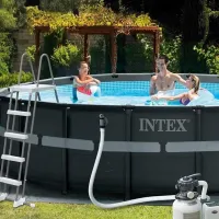 Бассейн Intex 26330 26423 л/ Каркасный/ Серый photo 4