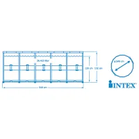 Бассейн Intex 26330 26423 л/ Каркасный/ Серый photo 6