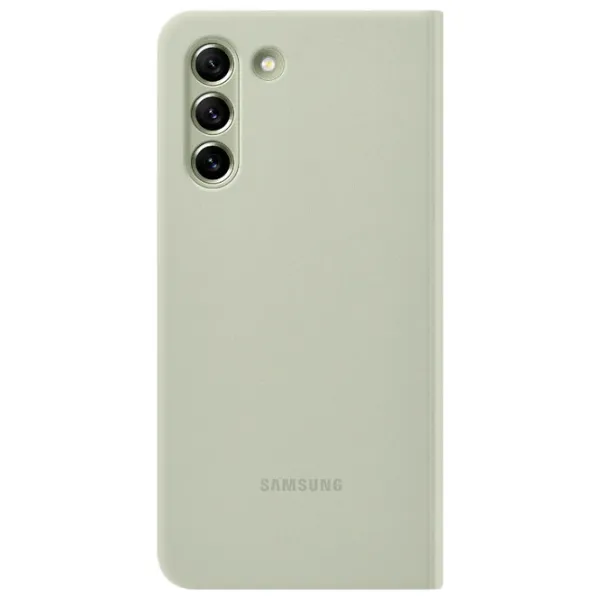 Husă pentru smartphone Samsung Galaxy S21 FE Samsung/ Smat Clear View/ PC/ Olive Green photo 2