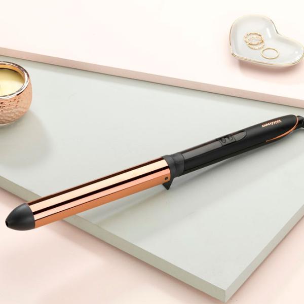 Ondulator de păr Babyliss С455Е Cilindrică / Rose Gold Black photo 4