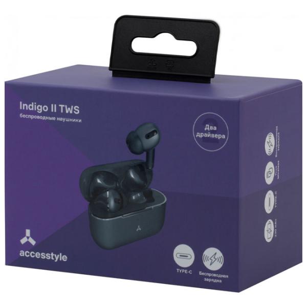 Наушники Accesstyle Indigo II TWS Черный Беспроводные/ Спорт photo 4