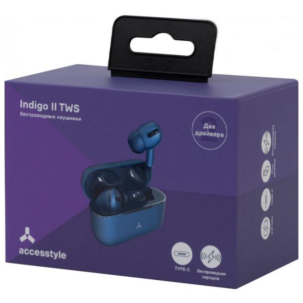 Наушники Accesstyle Indigo II TWS Синий Беспроводные/ Спорт photo 4