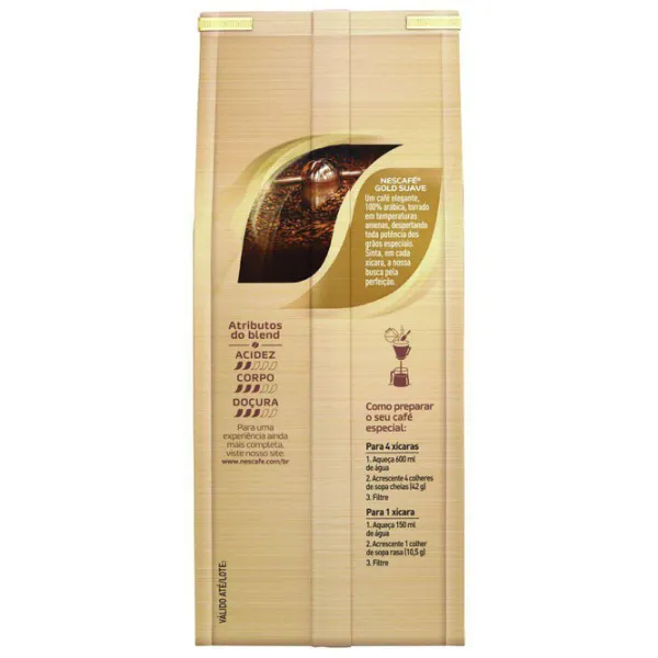 Кофе Nescafe GOLD Suave Молотый/ Premium/ 250 г photo 4