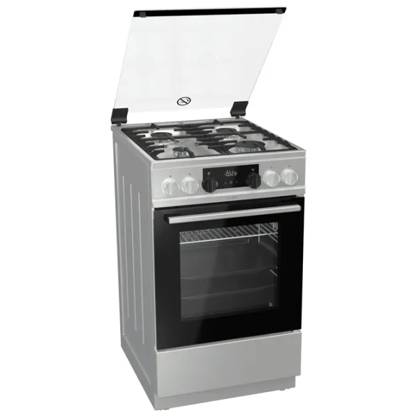 Плита Gorenje KS 5351 XF Газовая/ Нержавеющая сталь/ Черный photo 2 Плита Gorenje KS 5351 XF Газовая/ Нержавеющая сталь/ Черный photo 2